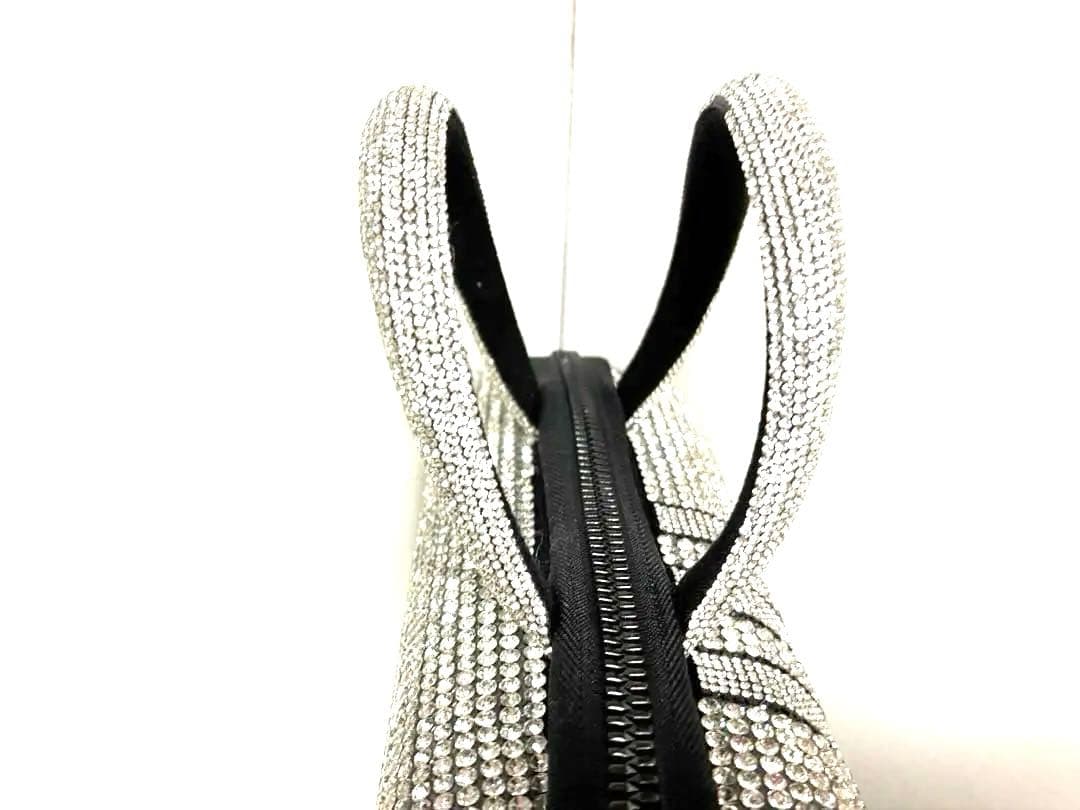 【美品】 adidas アディダス ラインストーン クラッチバッグ バンドバッグ