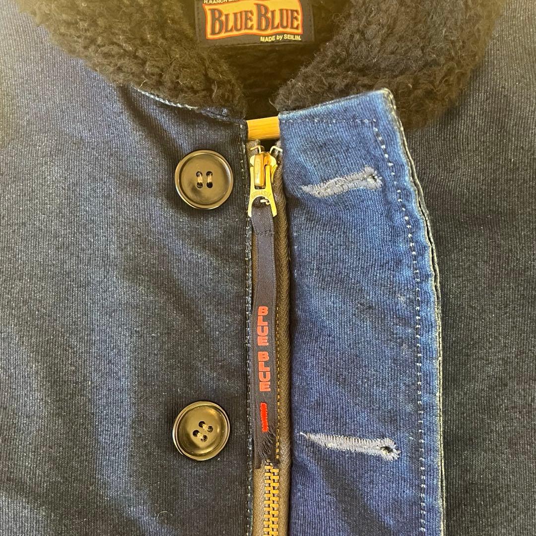 BLUEBLUE デッキジャケット N-1 インディゴ