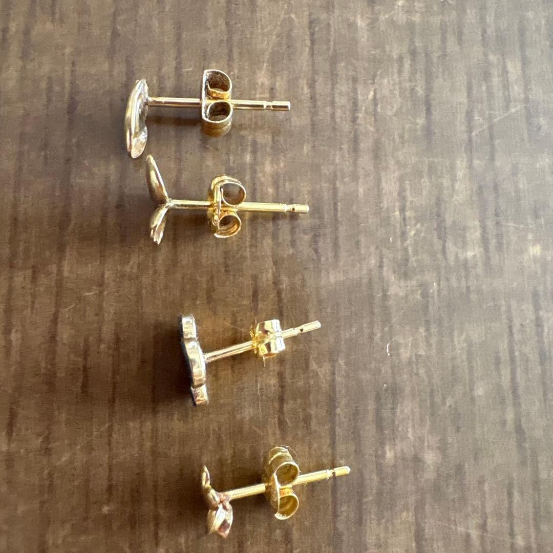 k18 ピアス4個セット