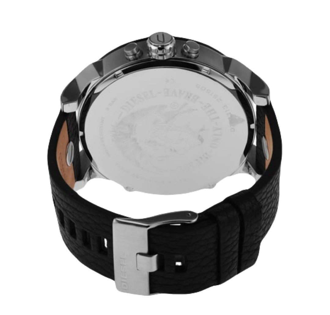 【DIESEL/ディーゼル】腕時計 アナログ レザー ブラック 人気