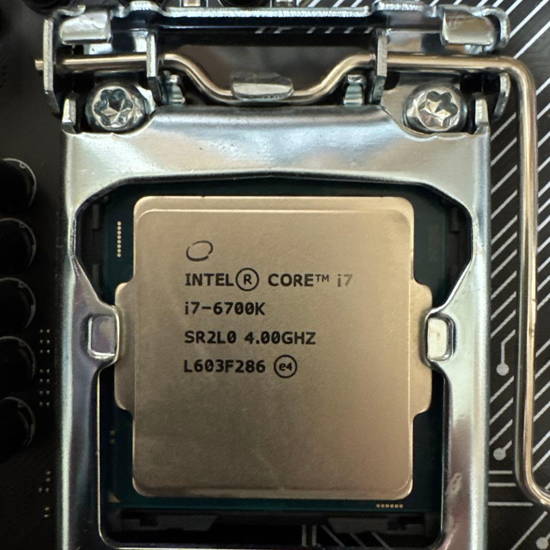 MSI Z170A GAMING PRO＋Corei7-6700k