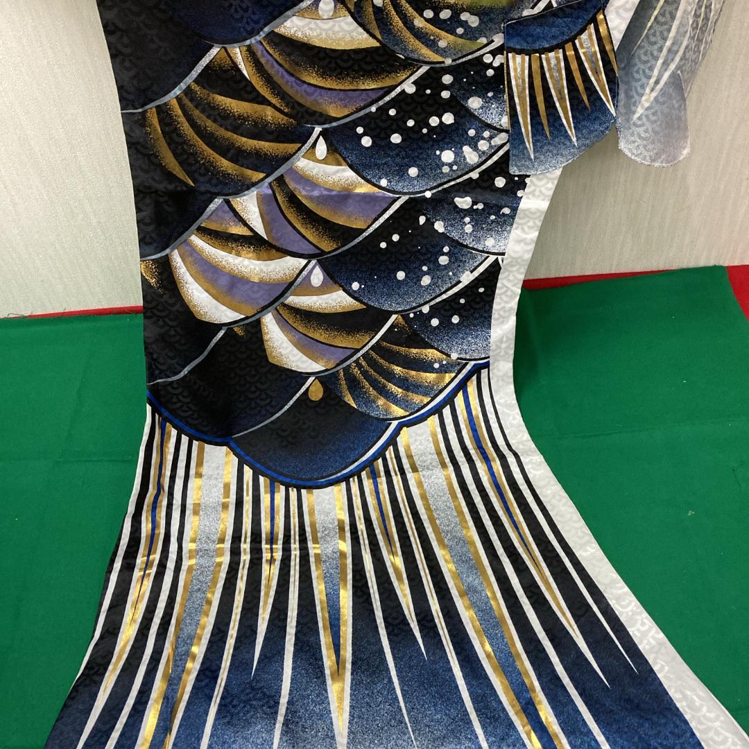 SKO101 宝碧鯉　鯉のぼり4m 黒 　黒鯉4m　お父さん鯉4m　端午の節句