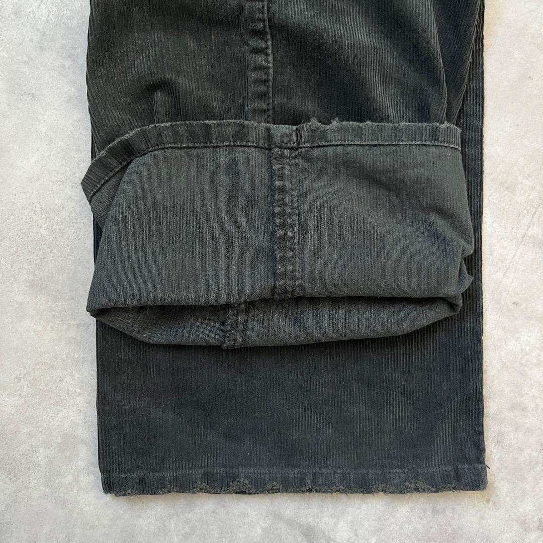 ポロバイ ラルフローレン W34 ポロチノ コーデュロイ 古着 黒 17808