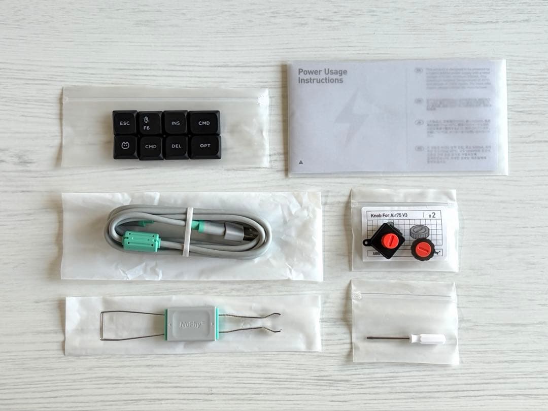 NuPhy Air75 V3 US配列 Red nano Nebula Dark