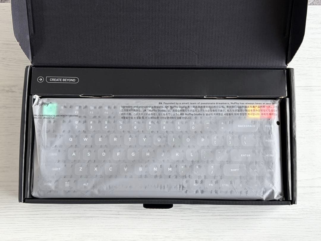 NuPhy Air75 V3 US配列 Red nano Nebula Dark