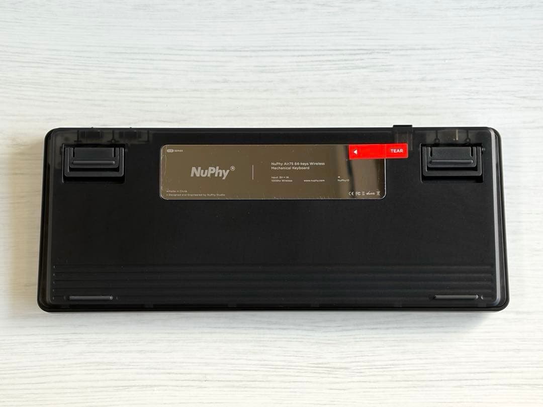 NuPhy Air75 V3 US配列 Red nano Nebula Dark