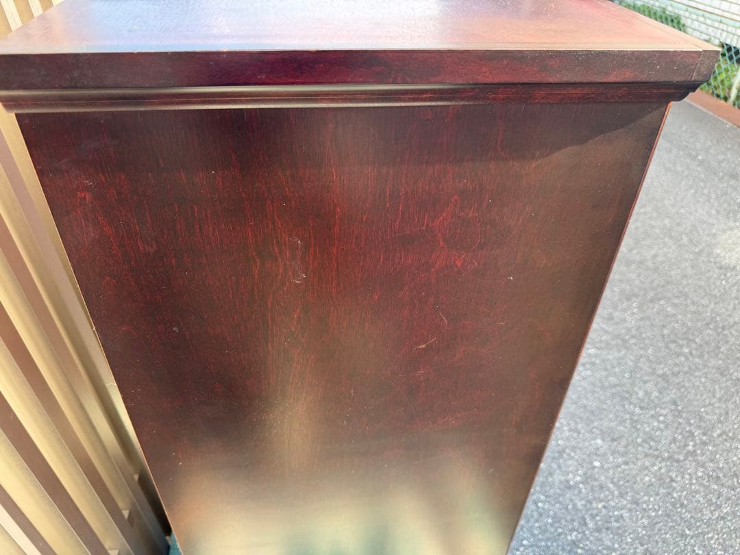 北海道民芸家具 6段チェスト ハイチェスト キャビネット 整理箪笥