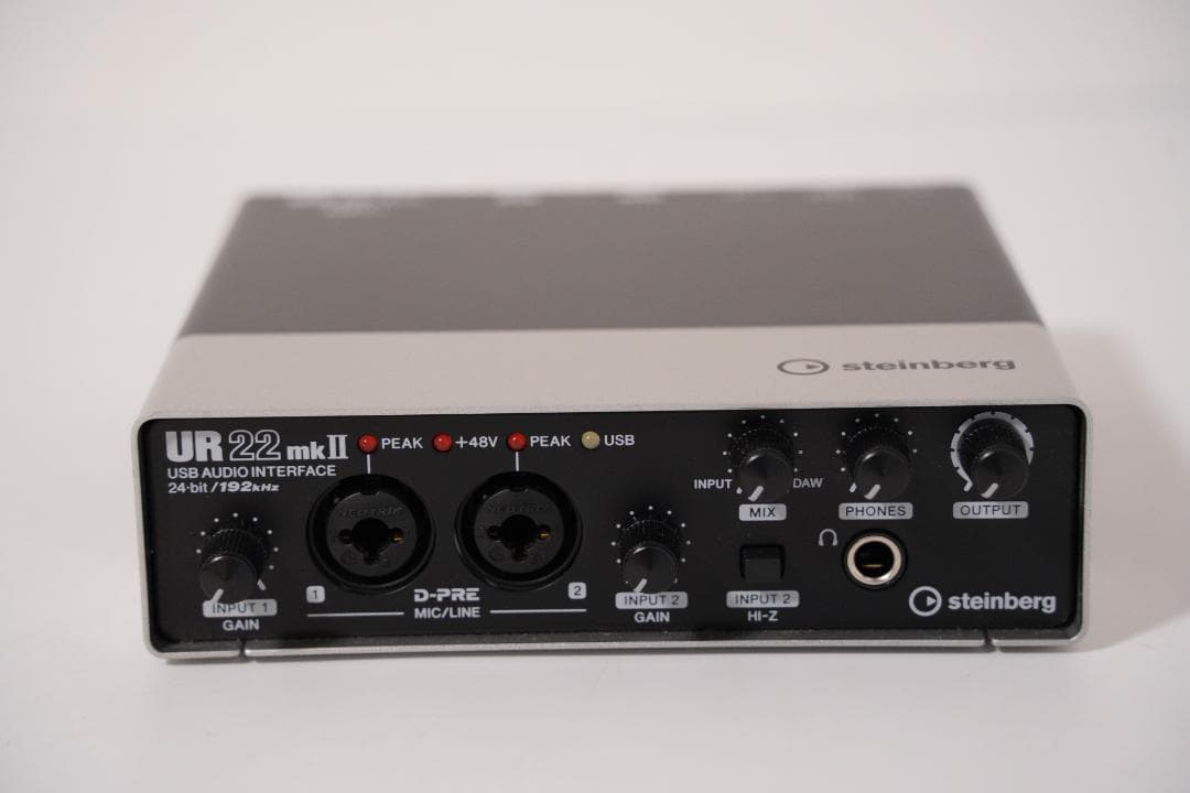 Steinberg UR22mkII オーディオインターフェース