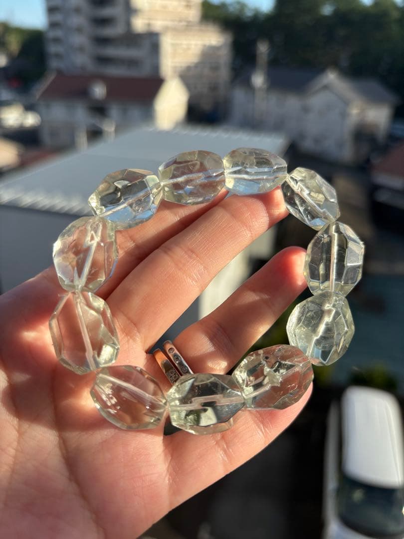 Y sh様　ローズクォーツおまとめ大玉宝石カット♡高品質グリーンアメジスト♡