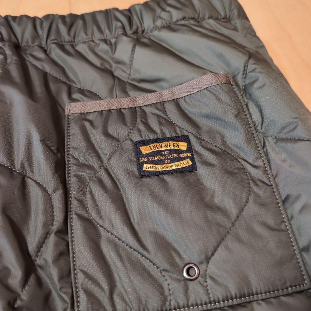 c*o様 TURN ME ON® キルティングイージーベイカーパンツ オリーブ