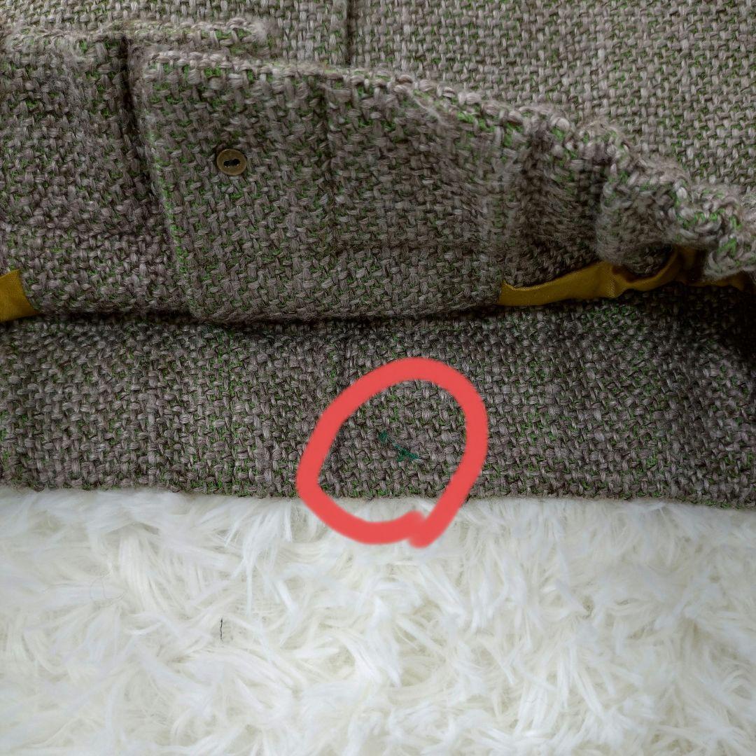 トゥモローランド コレクション ツイード ベスト ジレ ウール 36