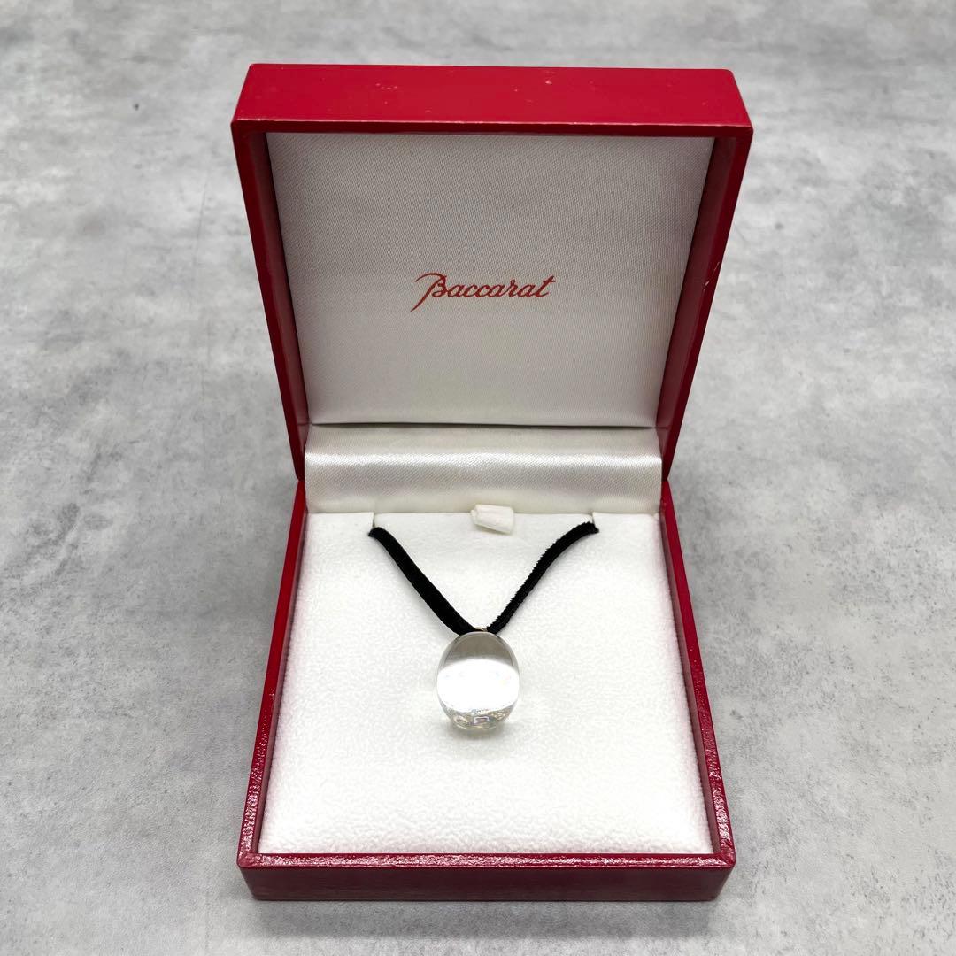 Baccarat バカラ☆タンタシオン K18 クリスタル ネックレス