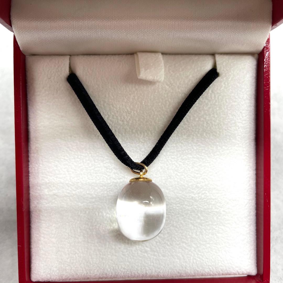 Baccarat バカラ☆タンタシオン K18 クリスタル ネックレス