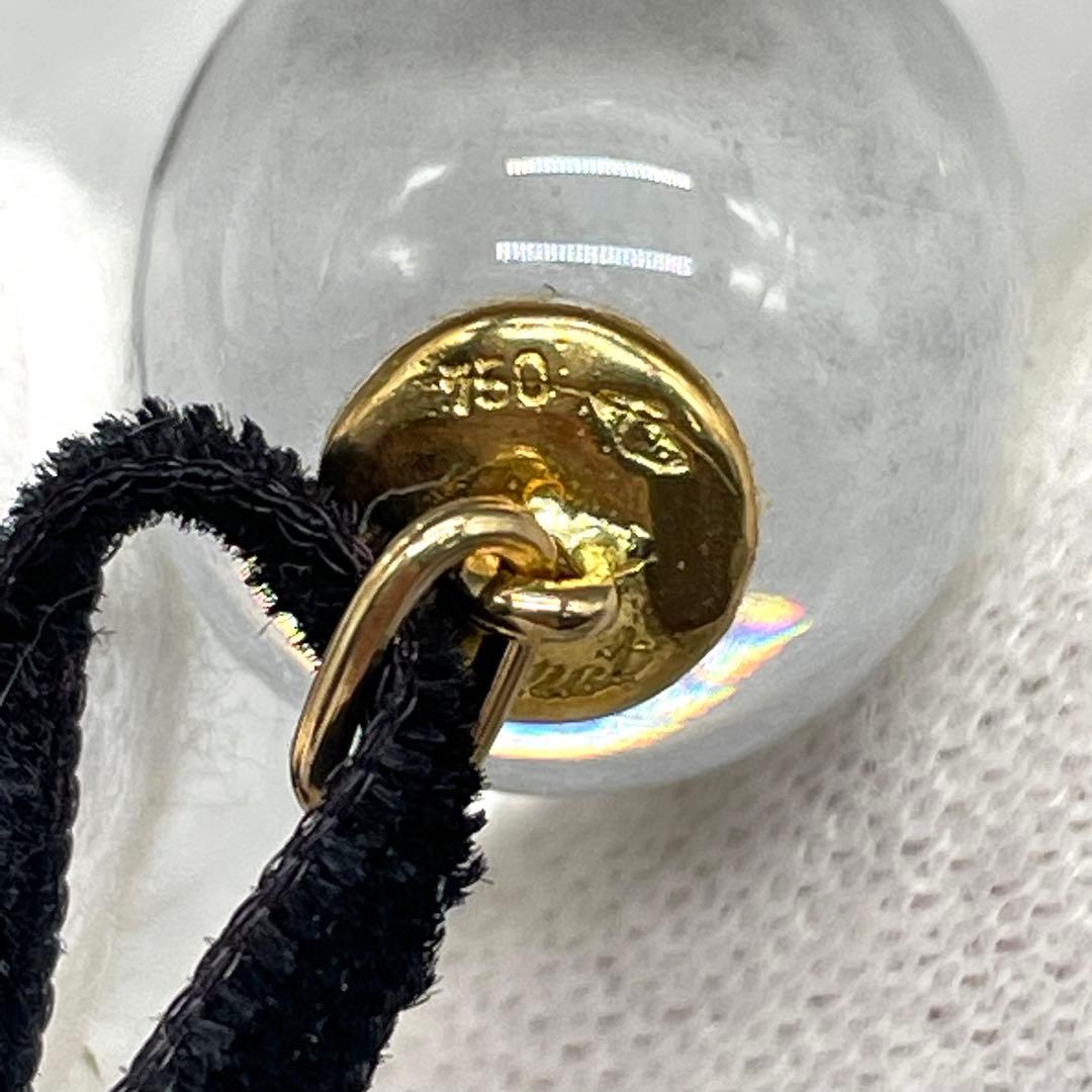 Baccarat バカラ☆タンタシオン K18 クリスタル ネックレス