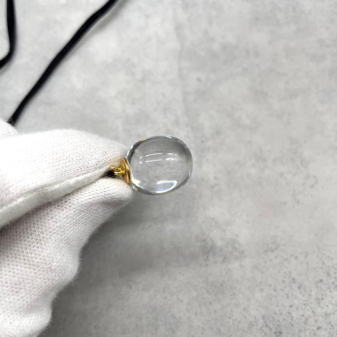 Baccarat バカラ☆タンタシオン K18 クリスタル ネックレス