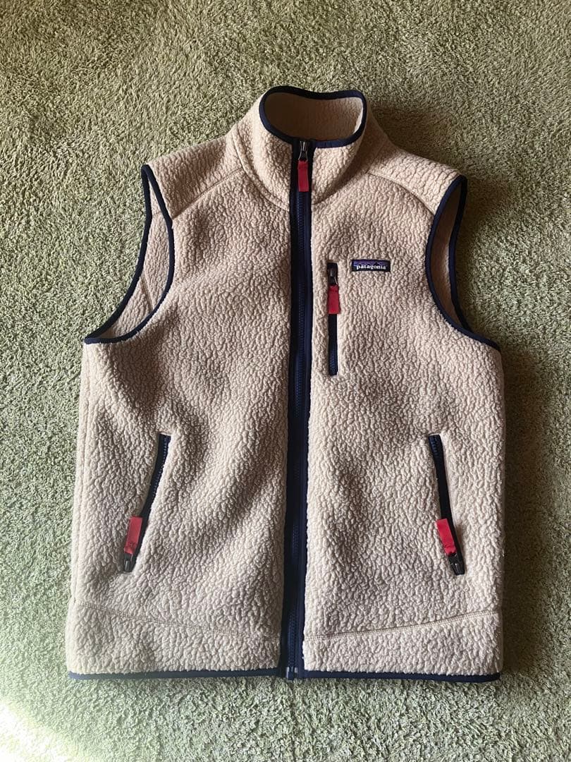 Patagonia フリース ベスト Mサイズ クリーム