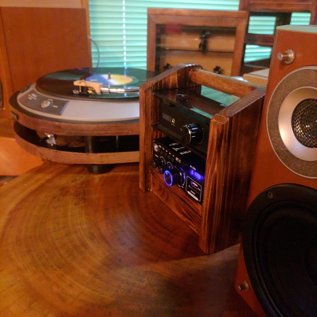 中華アンプ＋フォノイコ組込ラック３