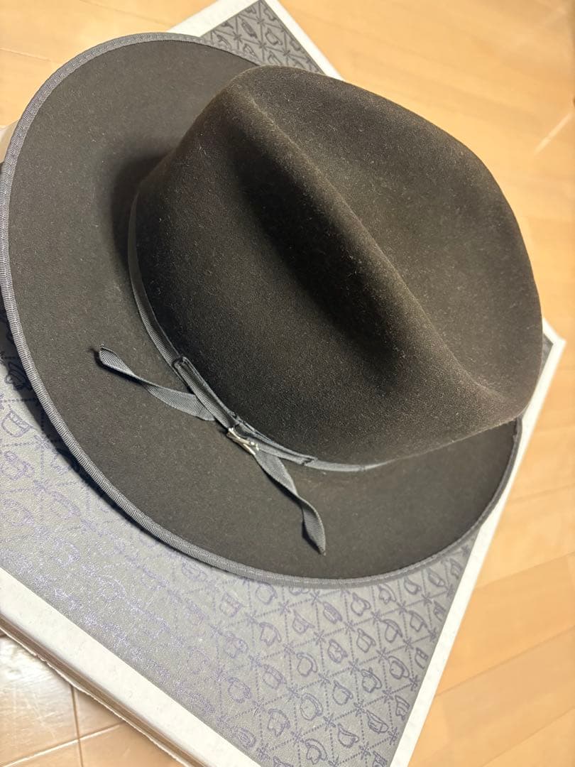 stetson ストラトライナー　ステットソン　ハット　専用ブラシ付き