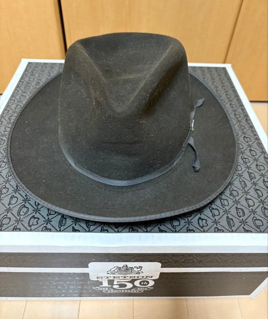 stetson ストラトライナー　ステットソン　ハット　専用ブラシ付き