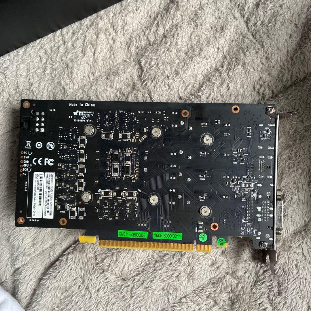 GeForce 玄人志向 GTX1650 グラフィックボード 本体