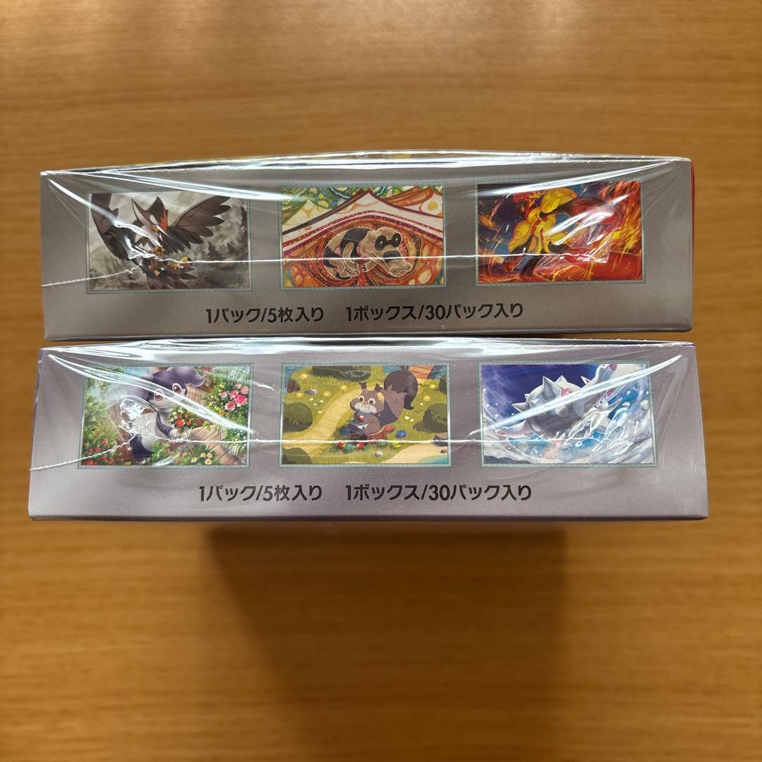 ポケモンカード　スカーレットex　バイオレットex　box シュリンク付き