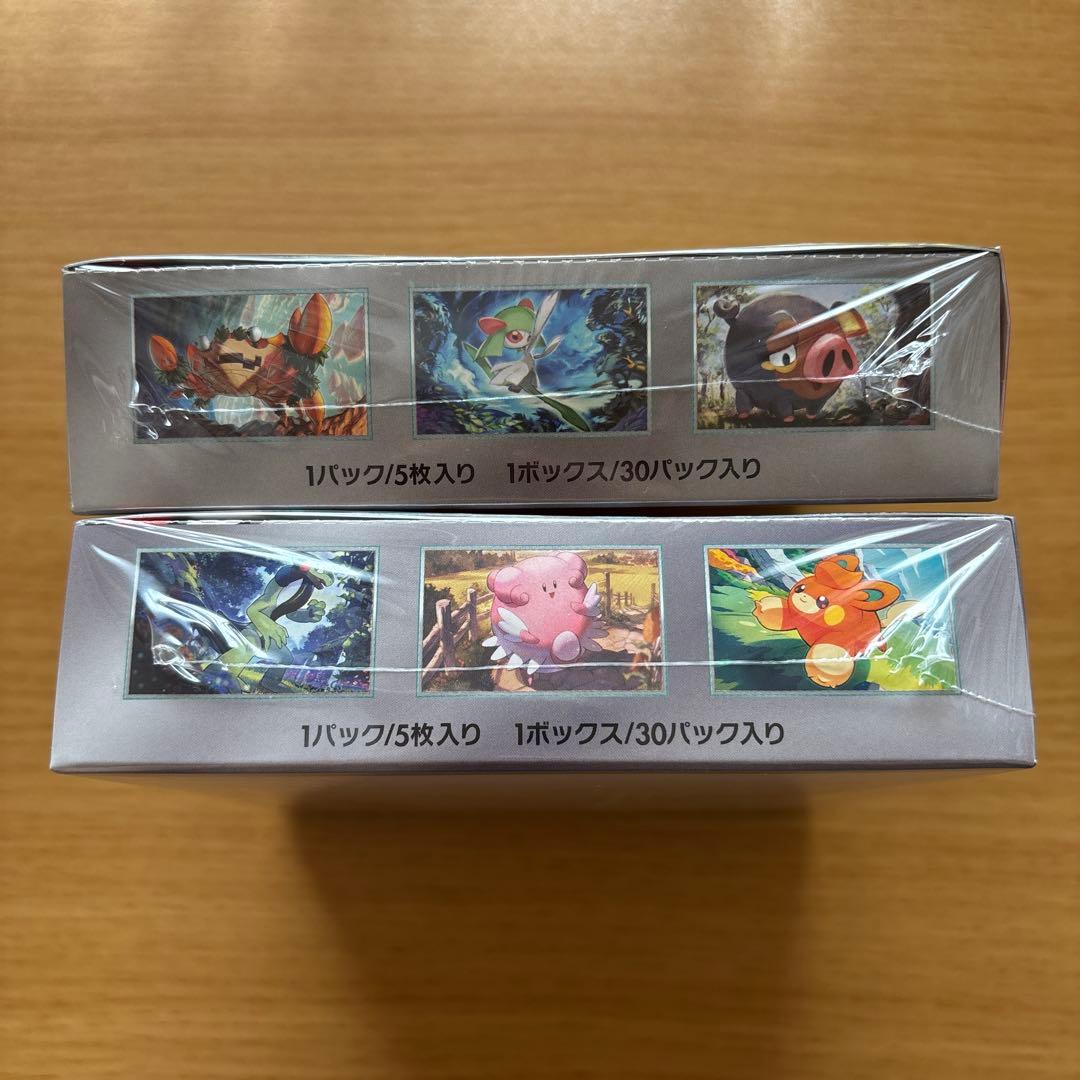 ポケモンカード　スカーレットex　バイオレットex　box シュリンク付き