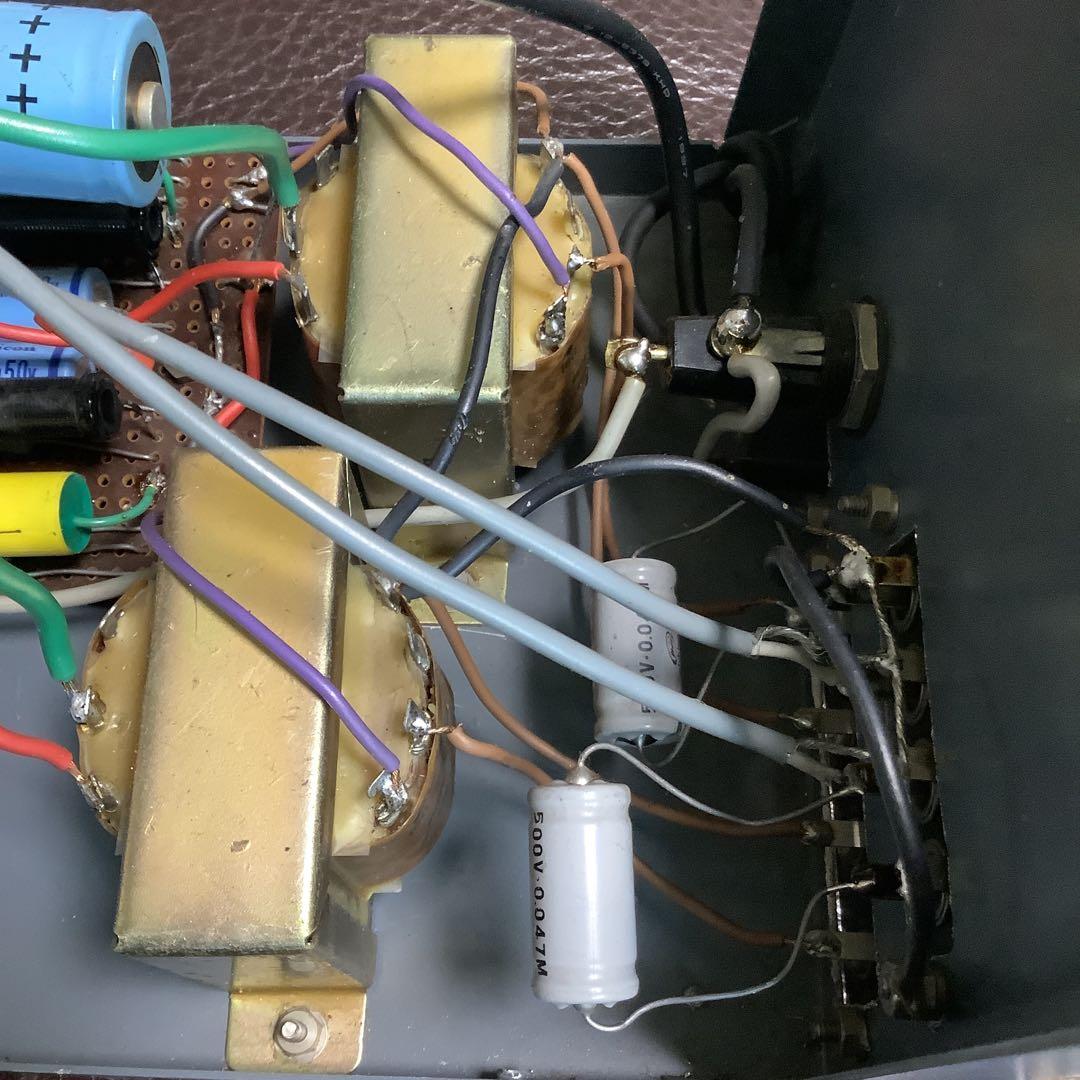 自作6BQ5 シングル真空管アンプ　ジャンク品