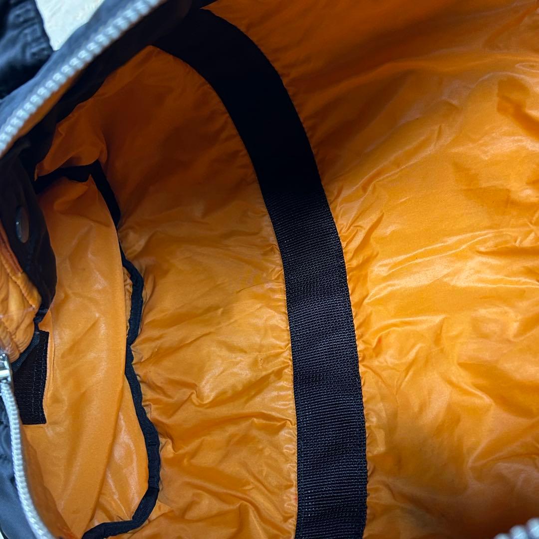 ポーター タンカー ドラムバッグ ボストンバッグ ブラック ナイロン 日本製 黒