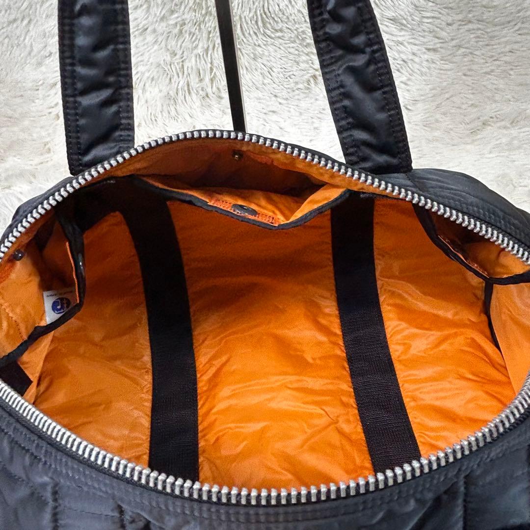 ポーター タンカー ドラムバッグ ボストンバッグ ブラック ナイロン 日本製 黒