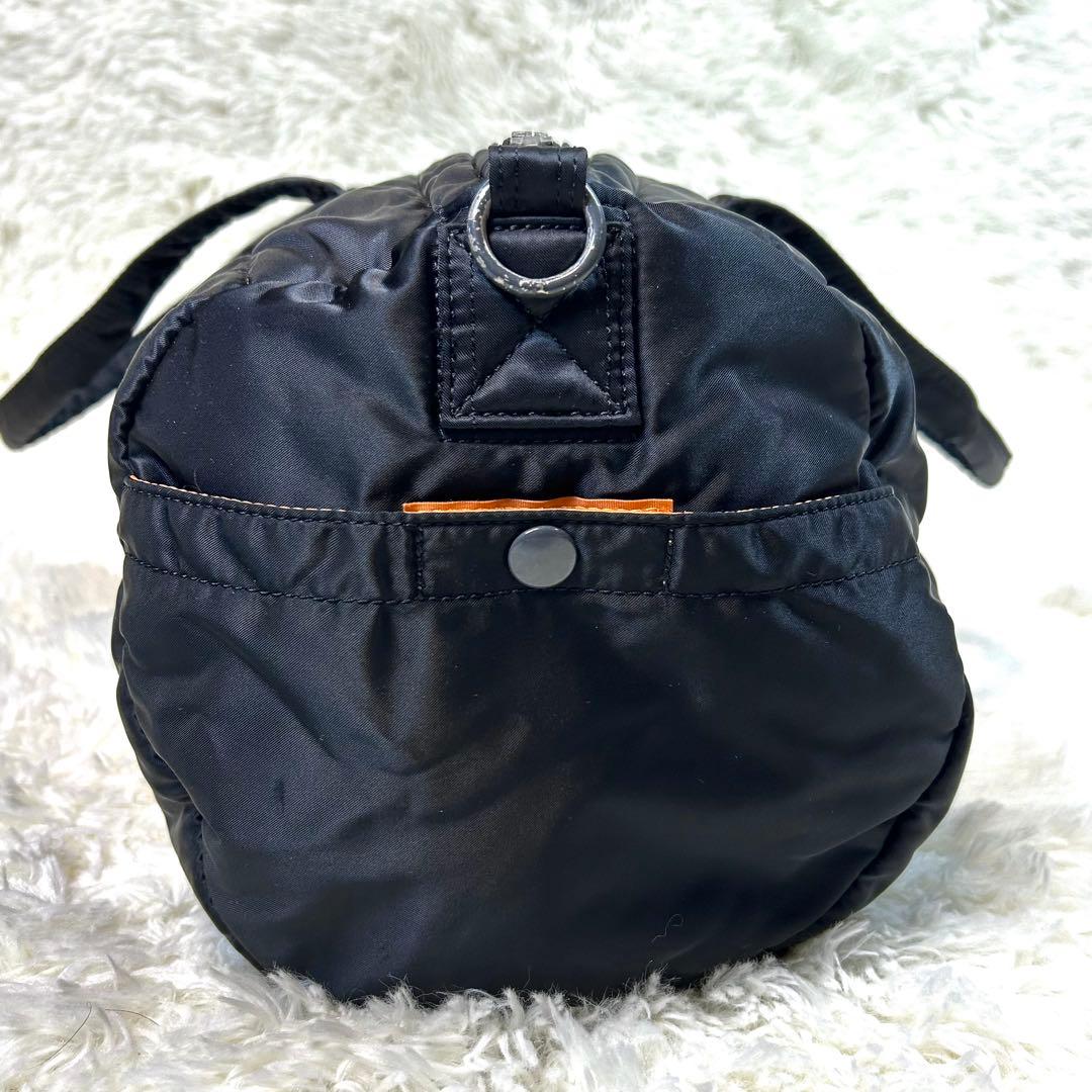 ポーター タンカー ドラムバッグ ボストンバッグ ブラック ナイロン 日本製 黒