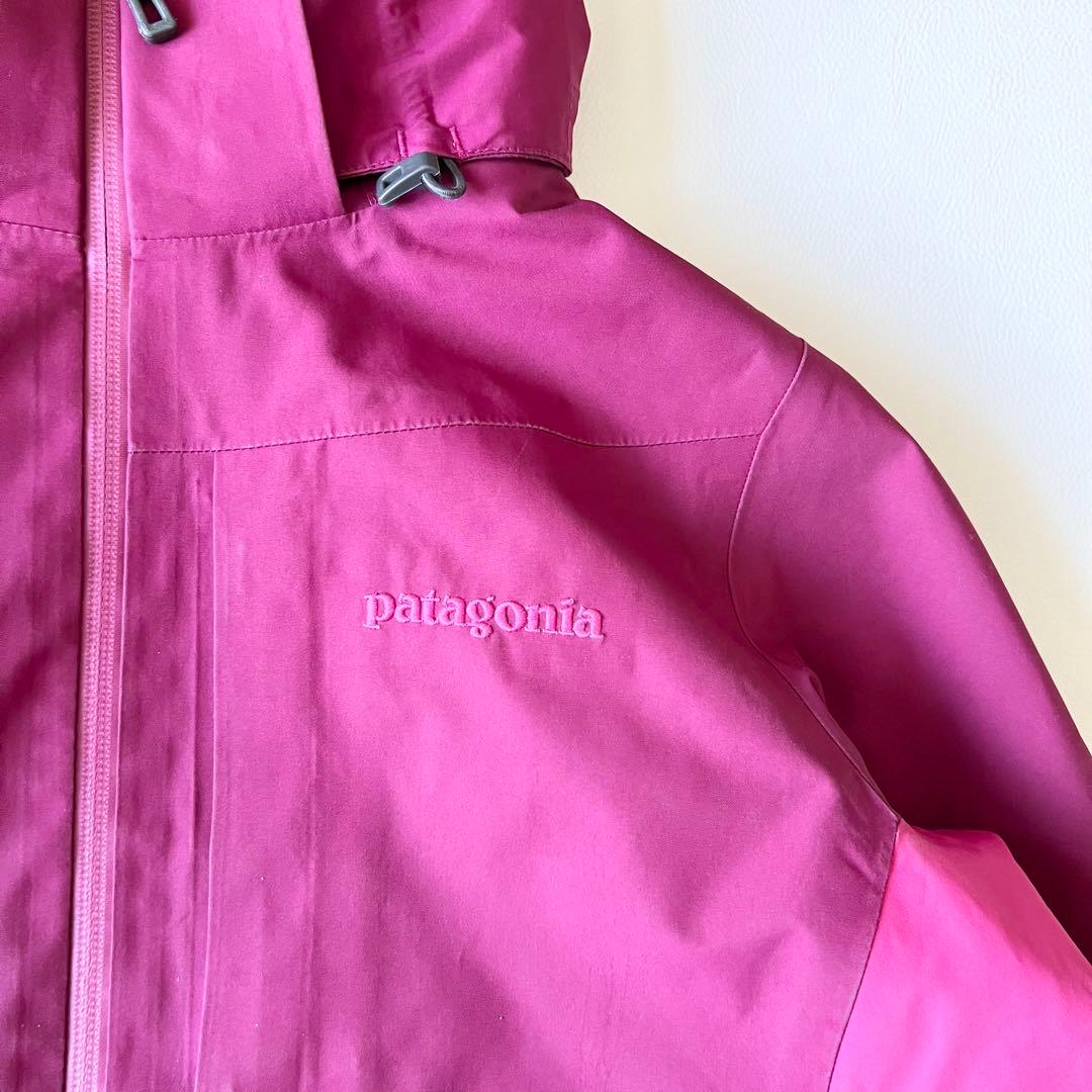 3243 パタゴニア　ジャケット ゴアテックス バイカラー ピンク　ラベンダー