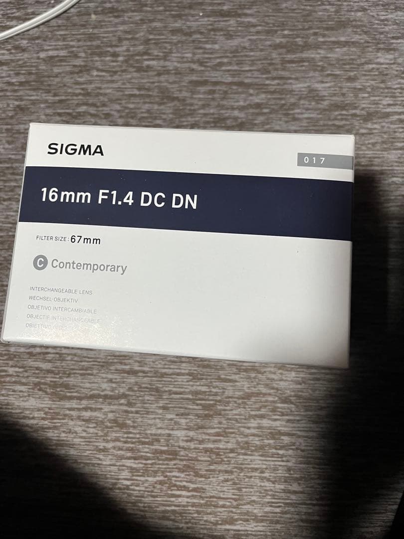 SIGMA 16mm F1.4 DC DN レンズ レンズフィルターセット