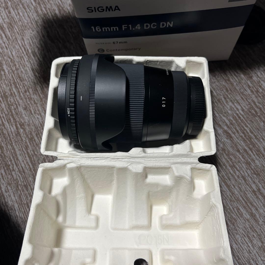 SIGMA 16mm F1.4 DC DN レンズ レンズフィルターセット