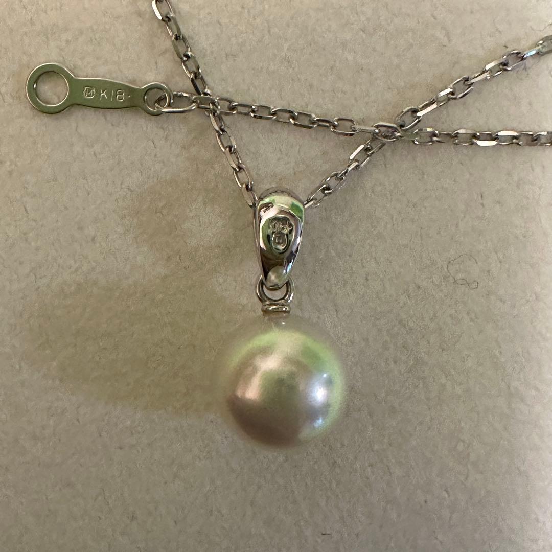 ☆りんちゃんさま、専用☆ミキモトアコヤ真珠約８.４mmＫ１８ネックレス♡現行完売