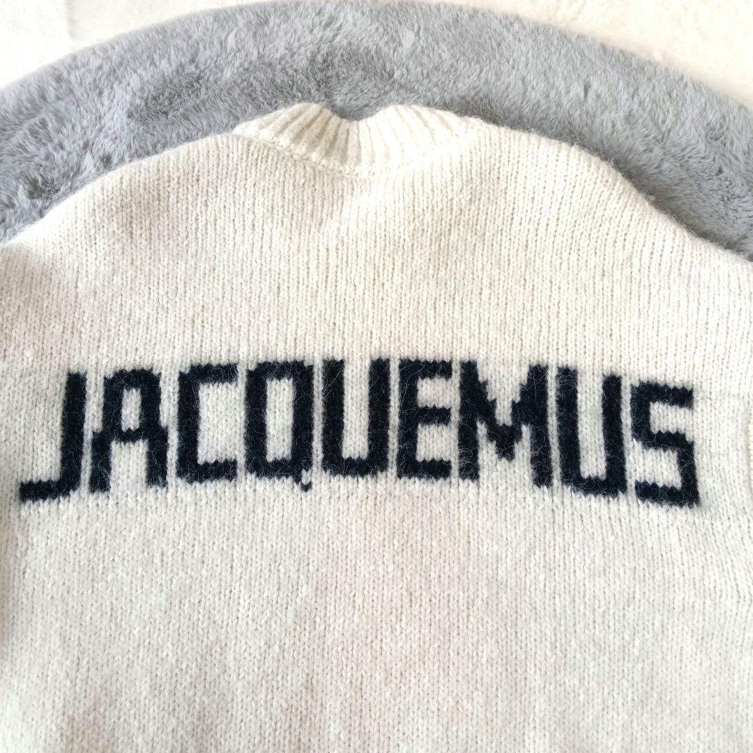 JACQUEMUSジャックムス　23AW　アルパカ　バックロゴ ニット セーター