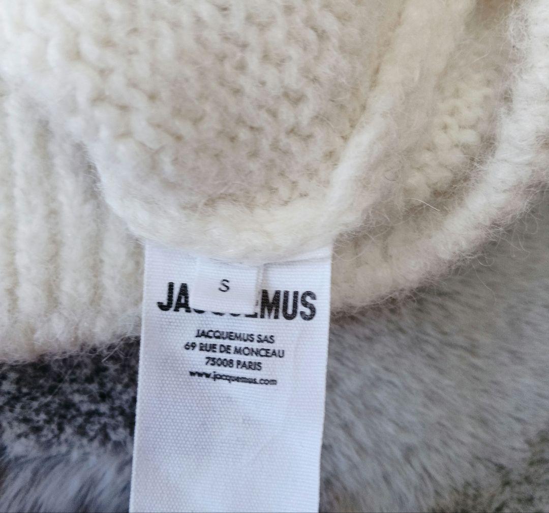 JACQUEMUSジャックムス　23AW　アルパカ　バックロゴ ニット セーター