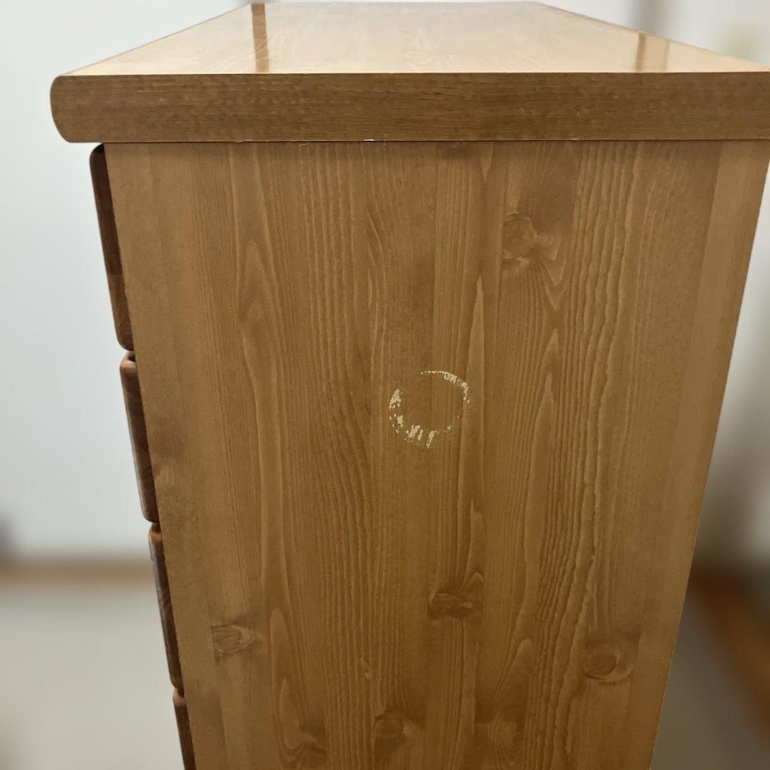 木製チェスト 8引き出し ナチュラルウッド