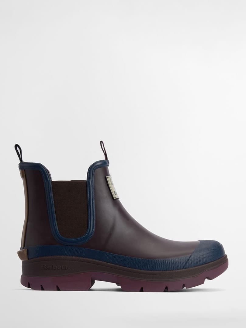 Paul Smith Barbour カラーブロック サイドゴアレインブーツ