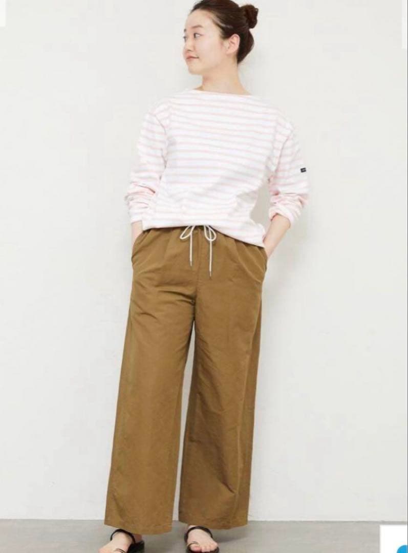 Saint James バスクシャツボートネックウェッソン(ボーダー)ピンク