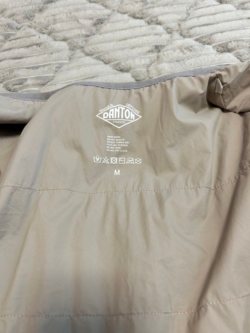 DANTONインサレーションジャケット　M TAUPE