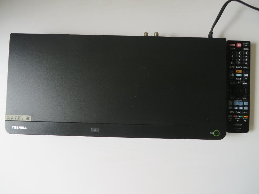 東芝ブルーレイレコーダー DBR-W507　２番組　500GB　２０１7年製