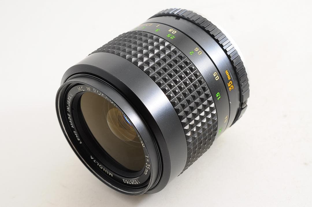 レンズ(単焦点) MINOLTA MC W.ROKKOR-HH 35mm F/1.8 @4470