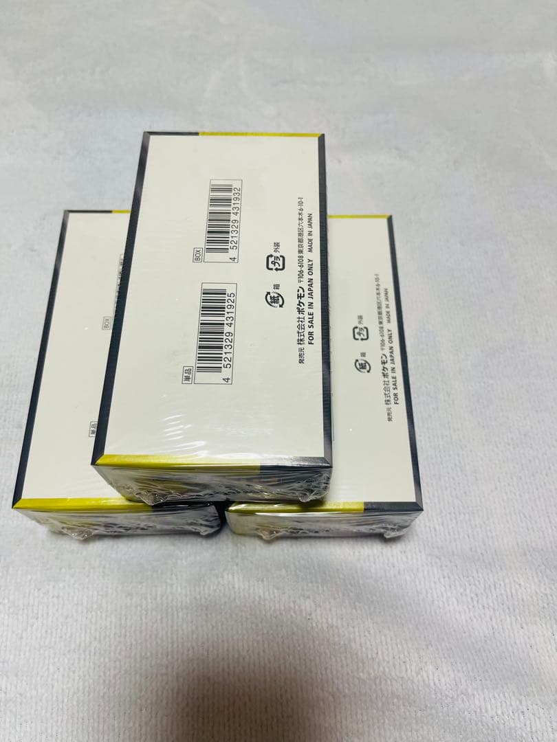 シュリンク付きのポケモンカードゲーム メガドリームEX 3パック