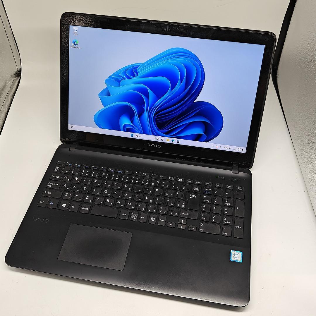 【VAIO】爆速i7 SSD128GB+HDD1TB ブラック ノートPC