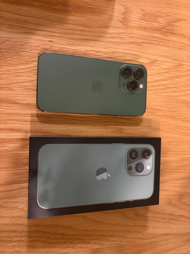 最終値下げ！【iPhone 13 Pro アルパイングリーン 【美品・箱付き】