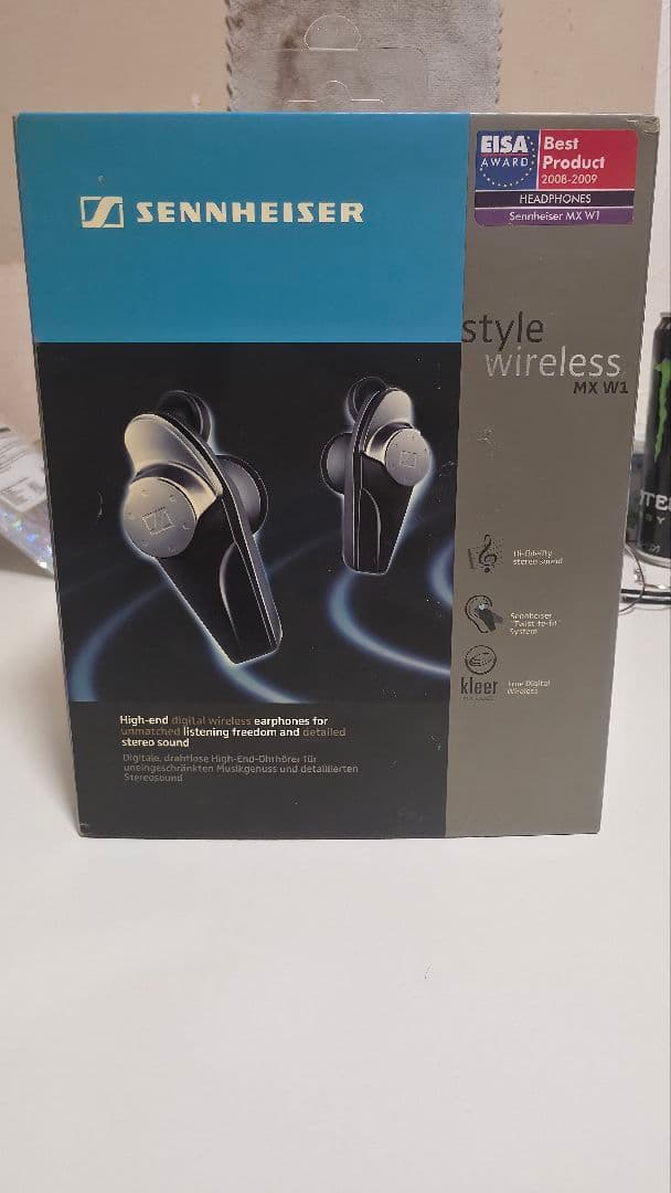 スタイルワイヤレス MX1 W1 イヤホン ブラック Sennheiser