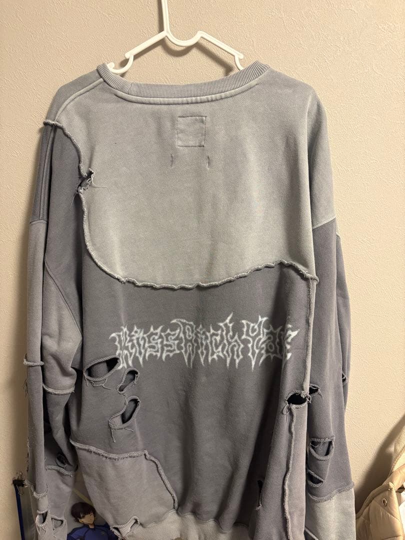 ツギハギゾンビスウェット グレー ガルフィー＆KRYコラボ 値下げ中/早い物勝ち