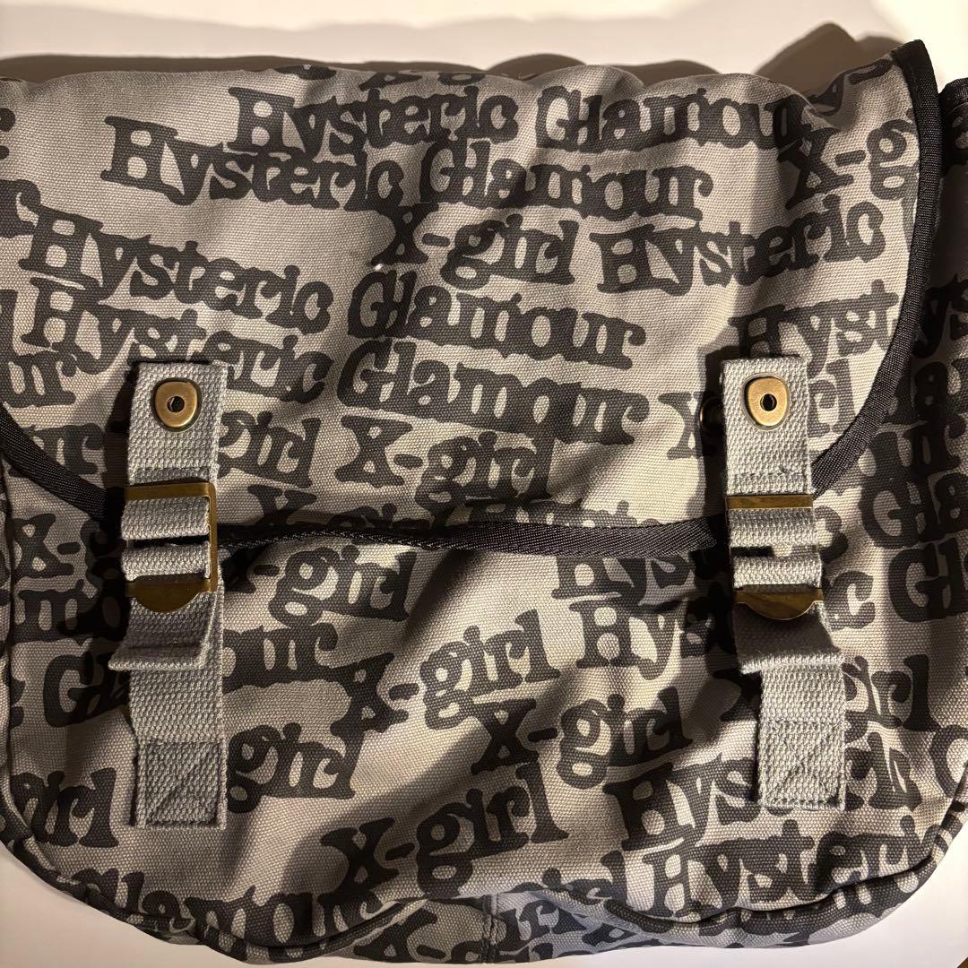 X-girl×HYSTERIC GLAMOUR メッセンジャーバッグ