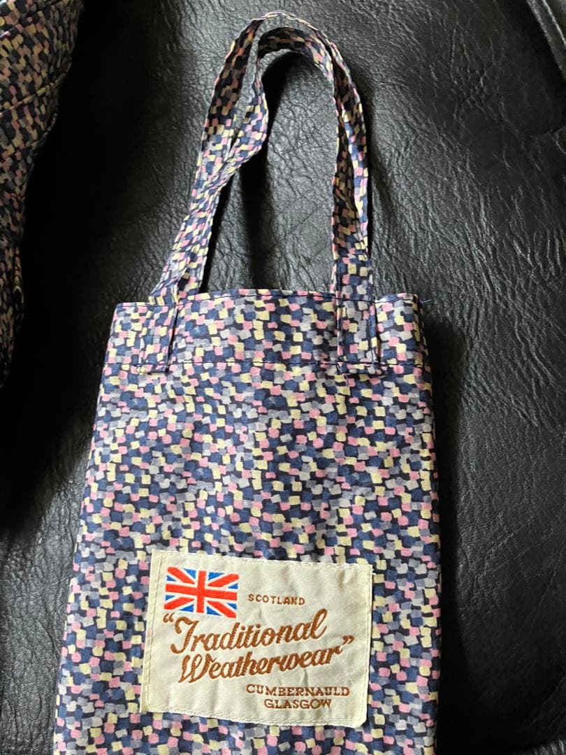 【Traditional Weatherwear】【折りたたみ傘】ネイビー系