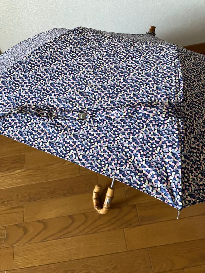 【Traditional Weatherwear】【折りたたみ傘】ネイビー系